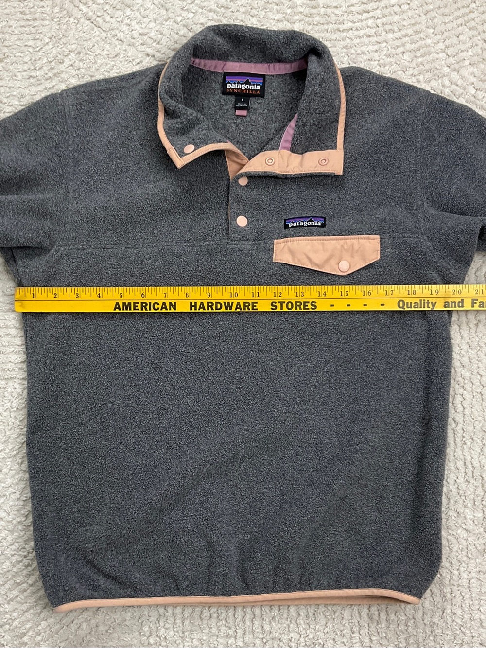 Patagonia Women's Lightweight Synchilla Snap-T Pullover size Small - Picture 4 of 16